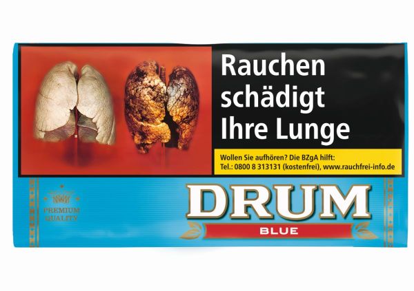 Drum Zigarettentabak Blue (Hellblau) (10x30 gr.) 7,50 € | 75,00 €