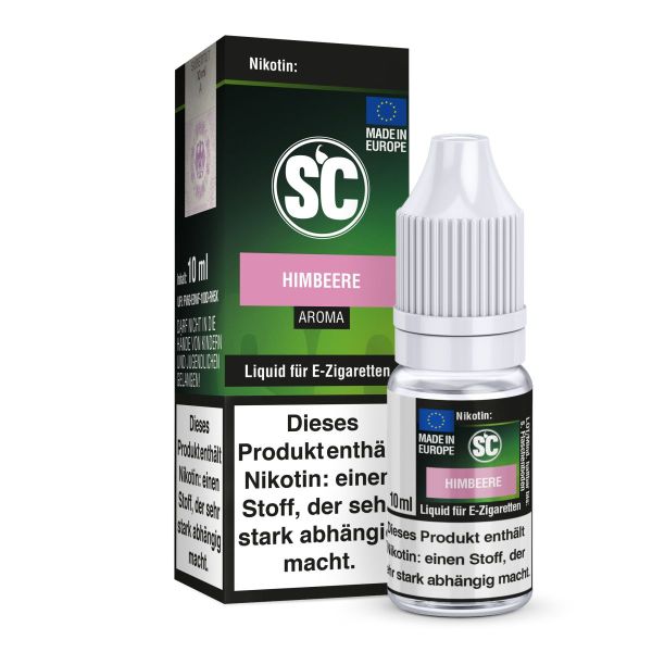 SC eLiquid Himbeere 18mg Nikotin/ml (10 ml)