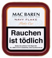 Mac Baren Pfeifentabak Navy Flake (Dose á 100 gr.)