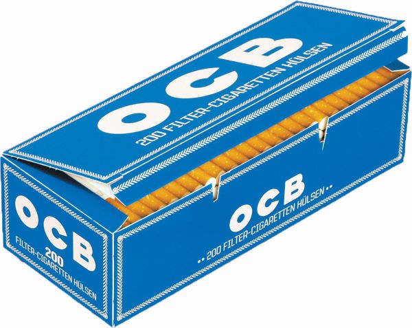 OCB Zigarettenhülsen blau (5 x 200 Stück)