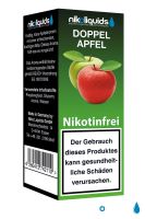 NikoLiquids Doppel Apfel eLiquid 0mg Nikotin/ml (10 ml)