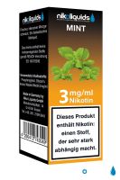 NikoLiquids Mint Liquid 3mg Nikotin/ml (10 ml)
