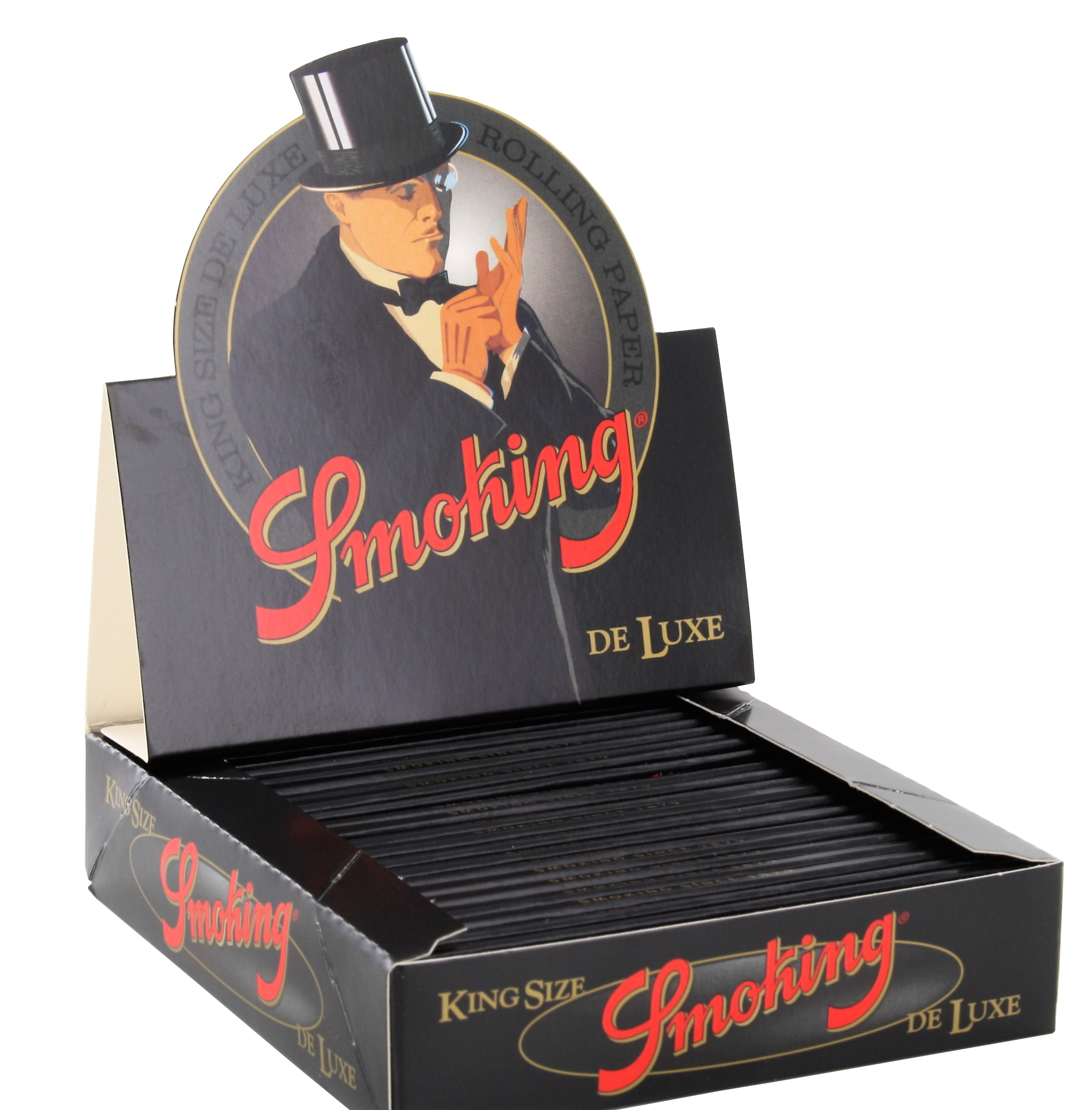 4482 Smoking King Size Deluxe schwarz Papier