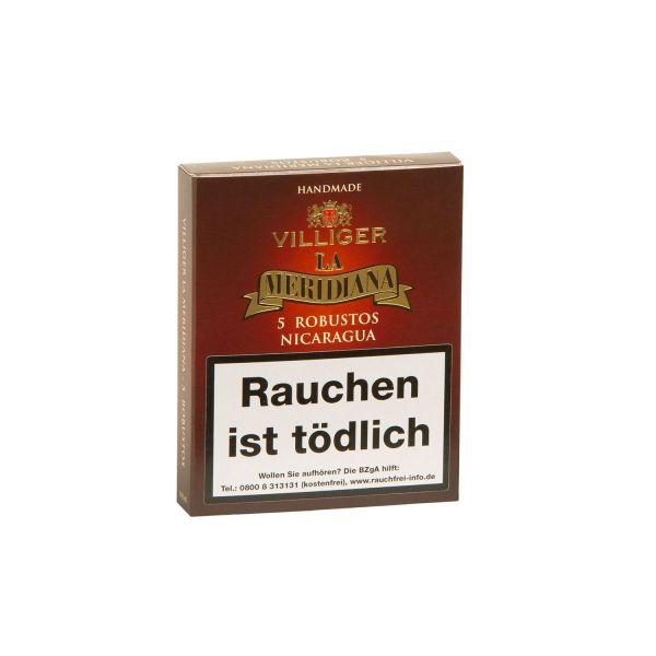 Villiger Zigarren La Meridiana Robusto (Schachtel á 5 Stück)