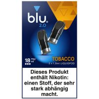 blu 2.0 Liquidpod Tobacco Roasted Blend 18mg Nikotin 1,9ml (2 Stück)