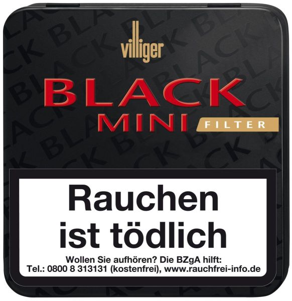 Villiger Zigarren Black Mini Filter (Schachtel á 20 Stück)