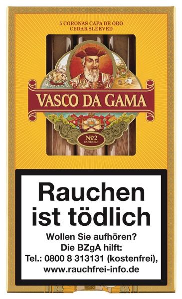 Vasco da Gama Zigarren Capa de Oro #921 (Schachtel á 5 Stück)