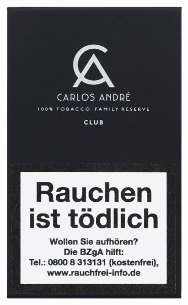 Carlos Andre Zigarillos Club Cigarillos Black (Packung á 5 Stück)