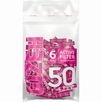 Gizeh Pink Active Filter 6mm (50 Stück)