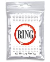 Ring Slim Long Filter Tips 6mm (22mm lang) (30 x 100 Stück)