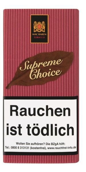 Mac Baren Pfeifentabak Supreme Choice (Pouch á 40 gr.)