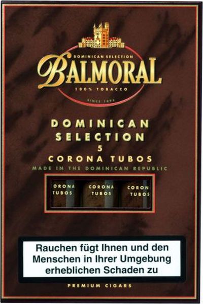 Balmoral Zigarren BDS Corona Tubo (Schachtel á 5 Stück)