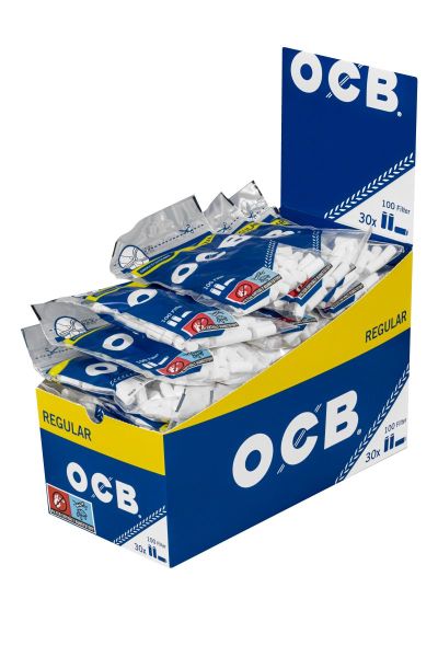 OCB Drehfilter Regular 7,5 mm (30 x 100 Stück)