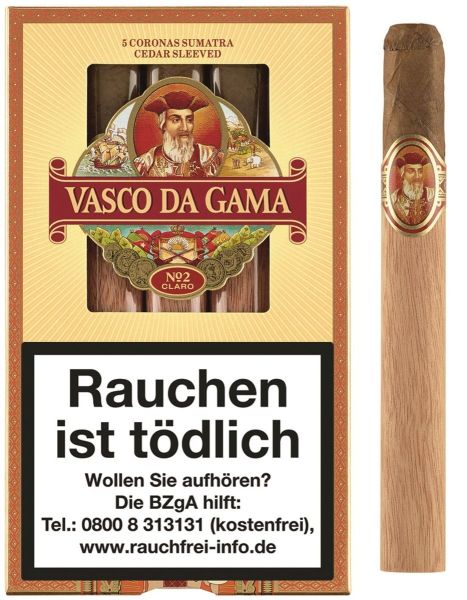 Vasco da Gama Zigarren #922 Sumatra (Schachtel á 5 Stück)