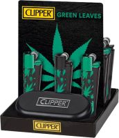 Feuerzeuge Clipper Leaves Silhouette (12 x 1 Stück)