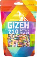Gizeh Active Filter 6mm Rainbow (210 Stück)