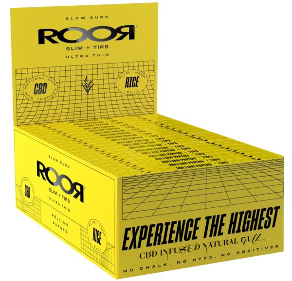 Roor Rice Slim + Tips Papier (32 x 32 Stück)