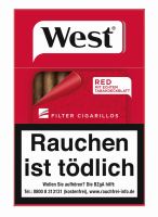 West Zigarillos Red Filter Cigarillos (10x17 Stück) 2,90 € | 29,00 €
