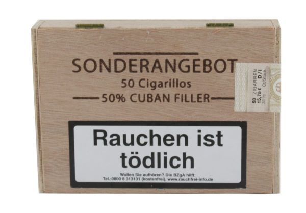 Diverse Zigarren Sonderangebot 50% Cuban (Mini) (Packung á 50 Stück)
