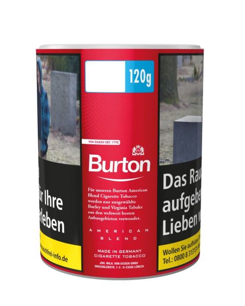 Burton Zigarettentabak Original (Dose á 120 gr.)