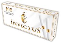 Invictus White Gold Ring Zigarettenhülsen (100 Stück)