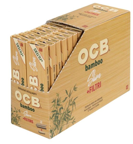 OCB Bamboo Slim + Tips (24 x 32 Stück)