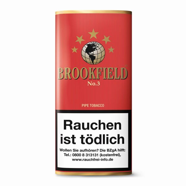 Brookfield Pfeifentabak Blend No. 3 (Pouch á 50 gr.)