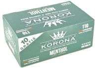 Korona De Luxe Menthol Filterhülsen Zigarettenhülsen (Schachtel á 110 Stück)