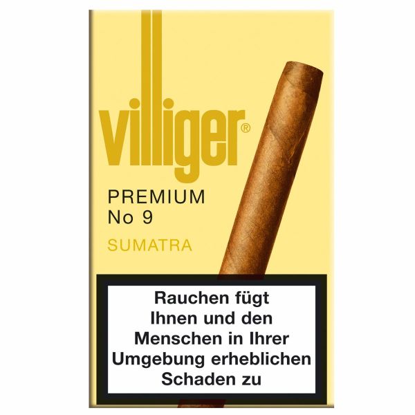 Villiger Zigarillos Premium No. 9 Sumatra (Schachtel á 10 Stück)