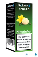 NikoLiquids Vanille eLiquid 0mg Nikotin/ml (10 ml)