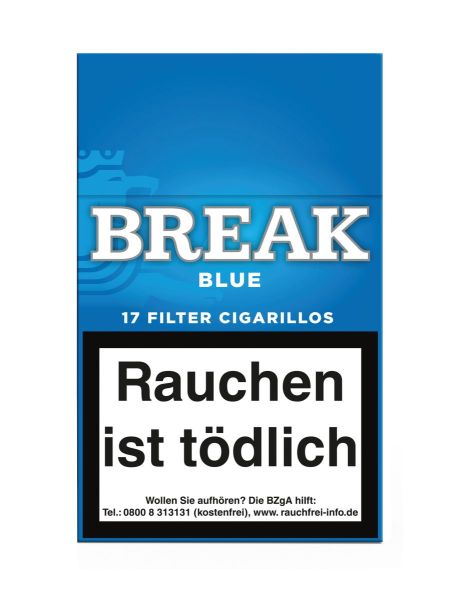 Break Zigarillos American Blend Cigarillos Blue (10x17 Stück)