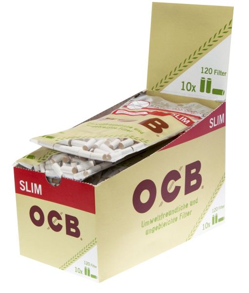 OCB Organic Slim Filter 6mm (10 x 120 Stück)