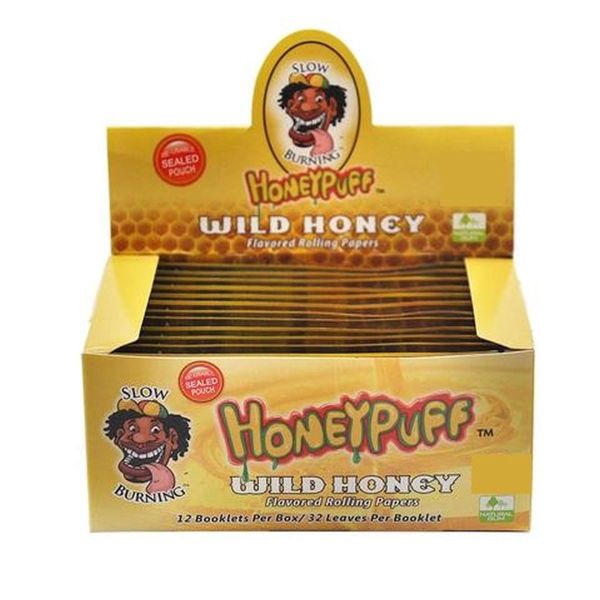 Drehpapier Honeypuff KS Wild Honey-Aroma 32 Blatt (Packung á 12 Stück)