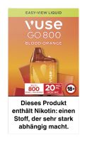 Vuse GO 800 (BOX) Blood Orange Einweg E-Zigarette 20mg (1 Stück)