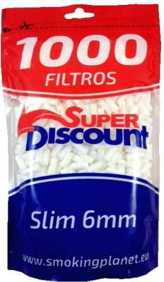 Filtros SUPERDISCOUNT Slim 6 mm 1000 unidades