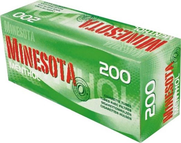 Minesota Menthol Filterhülsen (200 Stück)