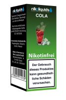NikoLiquids Cola eLiquid 0mg Nikotin/ml (10 ml)