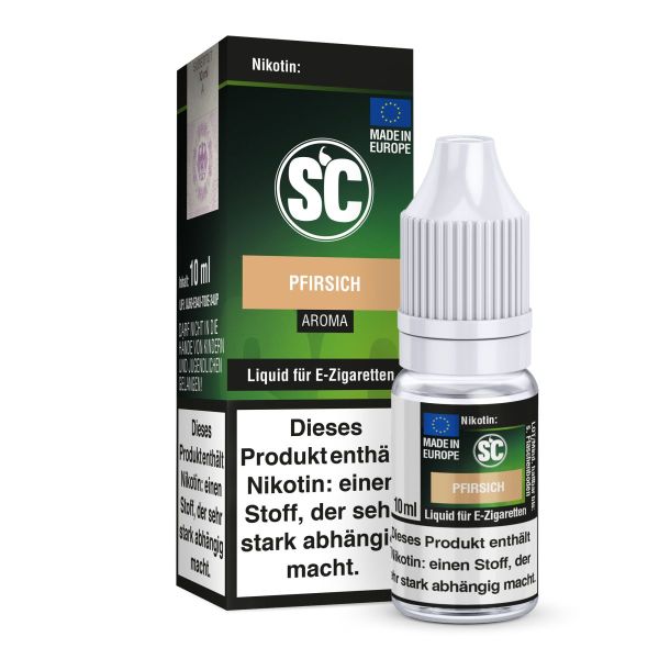 SC eLiquid Pfirsich 3mg Nikotin/ml (10 ml)