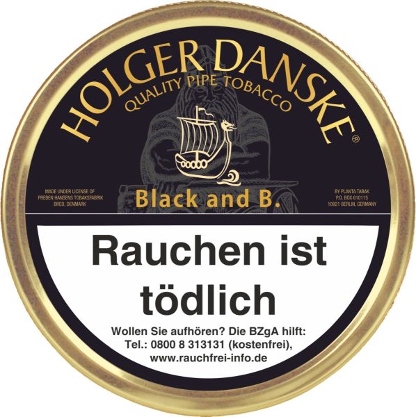 Holger Danske Pfeifentabak Back and B. (Dose á 100 gr.)