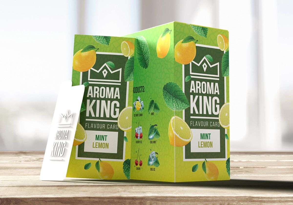 Aroma King Card Aromakarten 25er Set Mint Lemon EXP Kurz Zeit Abgelaufen 