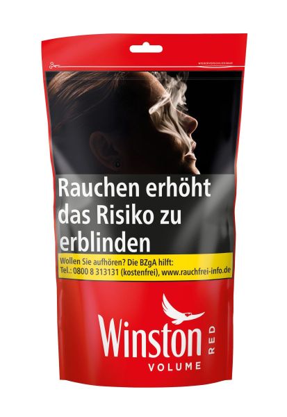 Winston Volumentabak Volume Red Zip Bag-XXL (Beutel á 113 gr.)