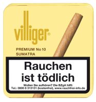 Villiger Zigarren Premium No. 10 Sumatra (Schachtel á 20 Stück)