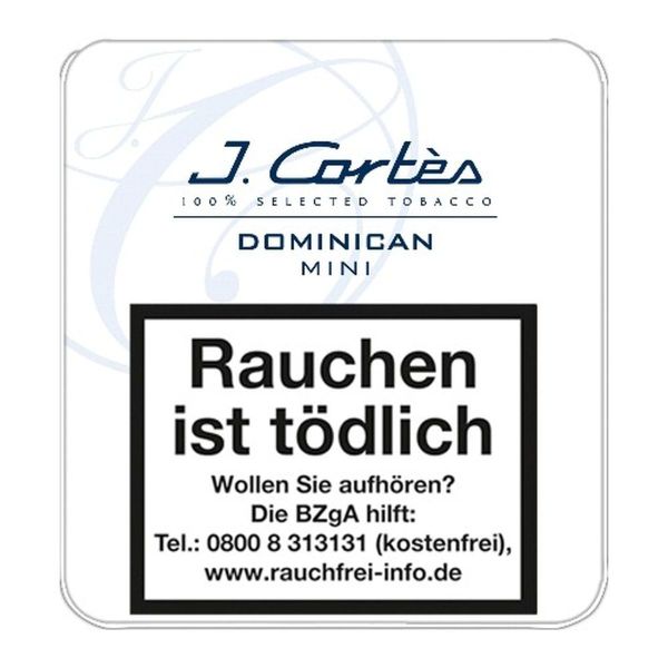 J. Cortes Zigarren Cortes Dominican Mini (Packung á 20 Stück)