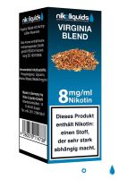 NikoLiquids Virginia Blend eLiquid 8mg Nikotin/ml (10 ml)