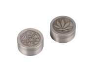 Grinder "Cannabis" Metall 3-tlg. 660101 (6 x 1 Stück)