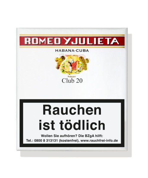 Romeo Zigarren & Julieta Club (Schachtel á 20 Stück)