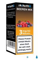 NikoLiquids Beeren Mix eLiquid 3mg Nikotin/ml (10 ml)
