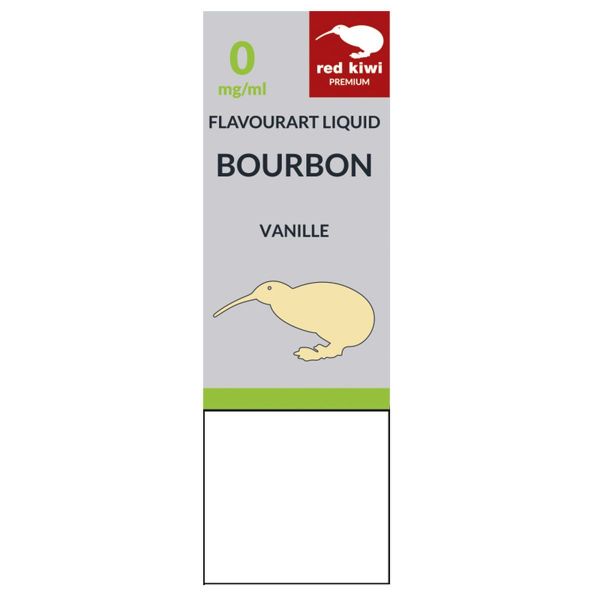 Red Kiwi eLiquid Bourbon Vanille 0mg Nikotin/ml (10 ml)
